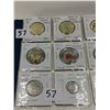 Image 2 : Lot of 12 Special Coins, 1 Dollar, 2 Dollar, 10 Cents