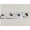 Image 1 : 4 U.S  5 Cent Indian Head Pennies, 1883,85,96,99