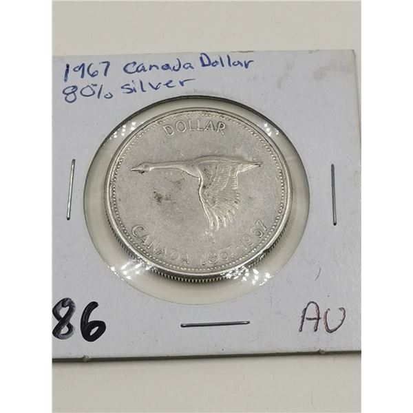 1967 Silver Dollar AU