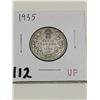 Image 1 : 1935 Silver 25 Cent Coin, VF
