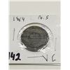 Image 1 : 1864  Nova Scotia 1 Cent Coin, VG