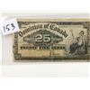 Image 1 : 1900 Shinplaster 25 cent bill