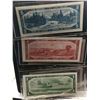 Image 3 : Five 1954 bills, $50,$10,$5,$2,$1