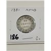 Image 1 : 1881 Silver NFLD 20 Cent Coin