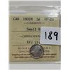 Image 1 : 1902H 5 Cent, Small H, VF20 CERTIFY