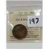 Image 1 : 1919 1 Cent, RED BROWN, MS63 CERTIFY