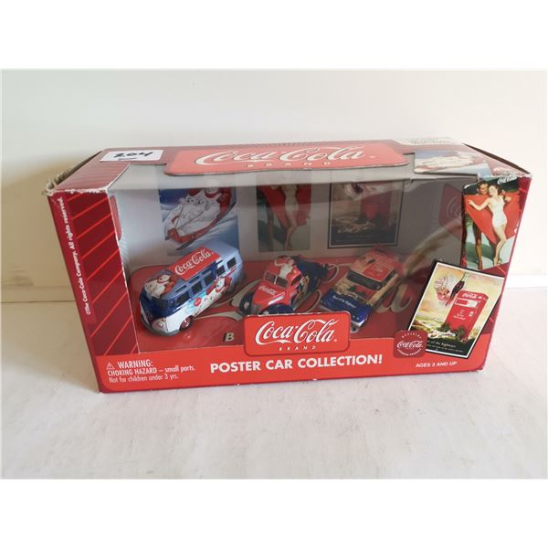 COCA-COLA POSTER CAR COLLECTION 1:64 SCALE