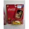 Image 2 : 2 COCA-COLA DRANO DIECAST CAR AND TRAY JOHNNY LIGHTING