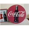 Image 3 : 2 COKE SIGNS 11.5x8 AND 10" ROUND