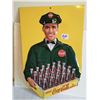 Image 1 : COCA-COLA BOTTLE CRATE DELIVERY MAN + EMBOSSED METAL SIGN