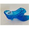 Image 3 : FENTON GLASS BLUE-SLIPPER DECORATIVE CAT ACCENT