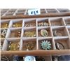 Image 3 : JEWELRY BOX WITH VINTAGE EARRINGS, NECKLACES, WATCHES AND MORE
