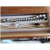 Image 7 : JEWELRY BOX WITH VINTAGE EARRINGS, NECKLACES, WATCHES AND MORE