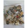 Image 2 : JAR OF JEWELRY AND BAG OF PINS