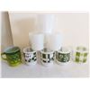 Image 1 : 8 VINTAGE FIRE KING COFFEE MUGS