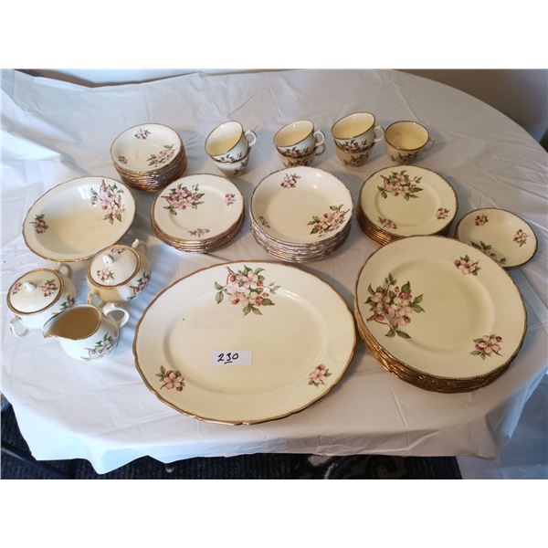 ROYAL SWAN BLOSSOMTIME VINTAGE 61 PIECE SET