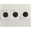 Image 1 : 1901 1902 1903 LARGE CANADIAN PENNIES