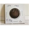 1871 LARGE PENNY PEI
