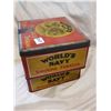 Image 6 : TWO DIFFERENT WORLD NAVY TOBACCO TIN CANS