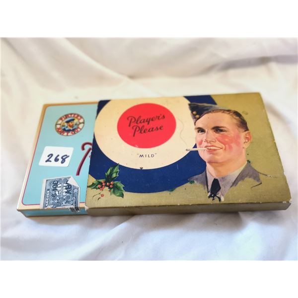 WAR TIME PLAYERS’ SLEEVE AND TIN CAN