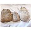 Image 1 : THREE OLD TOBACCO POUCHES, PRINCE ALBERT, OLD CHUM