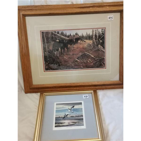 TWO ART PRINTS