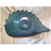 Image 5 : BLUE CARNIVAL FRUIT BOWL GLASS 15” LONG