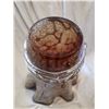 Image 10 : GOLD VEIN GLASS VASE, ARTISTIC DESIGN, 13” HIGH
