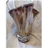 Image 8 : GOLD VEIN GLASS VASE, ARTISTIC DESIGN, 13” HIGH