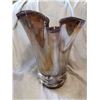 Image 9 : GOLD VEIN GLASS VASE, ARTISTIC DESIGN, 13” HIGH