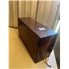 Image 3 : ¼ Cut Oak Document Box Comes With Key, 15” Long X 5 “ Wide X 8” Tall