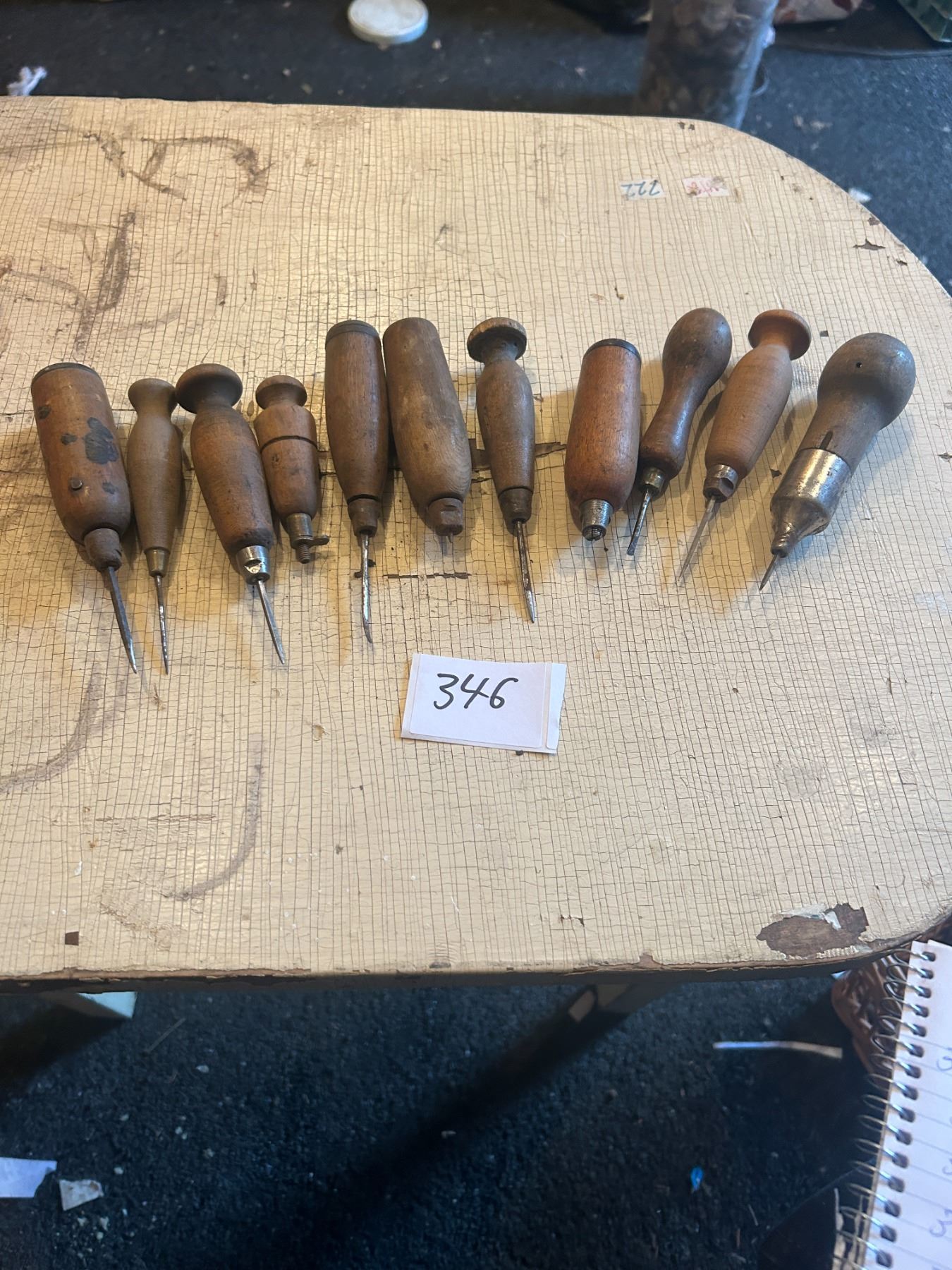 Old Awls 11 Vintage Awls - Very Old - Schmalz Auctions