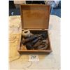 Image 1 : Vintage - Leather Repair Kit - Awls, Needles, Thread, + Box