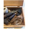 Image 3 : Vintage - Leather Repair Kit - Awls, Needles, Thread, + Box