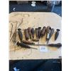 Image 1 : 13 Vintage Awls + Needles