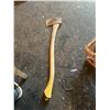 Image 4 : Axe Head + Handle - 7” Long - 4” Blade - 32” Long