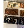 Image 2 : 5 Rough License Plates 1933 40 51 and 62