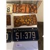 Image 3 : 5 Rough License Plates 1933 40 51 and 62