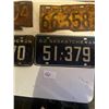 Image 4 : 5 Rough License Plates 1933 40 51 and 62