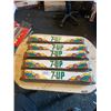 Image 1 : 5 - 7up Metal Signs 19”x2¼ “  “As Found”
