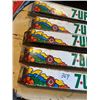 Image 2 : 5 - 7up Metal Signs 19”x2¼ “  “As Found”
