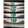 Image 3 : 5 - 7up Metal Signs 19”x2¼ “  “As Found”