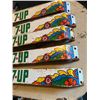 Image 4 : 5 - 7up Metal Signs 19”x2¼ “  “As Found”