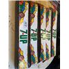 Image 5 : 5 - 7up Metal Signs 19”x2¼ “  “As Found”