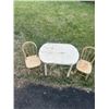 Image 1 : Table + 2 Chairs - Childs - Primitive 18x25”