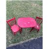 Image 1 : Table + 2 Chairs - Childs - Oak - Primitive