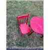 Image 2 : Table + 2 Chairs - Childs - Oak - Primitive