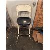 Image 1 : Art Deco Metal Stool Chair 38” Total Height