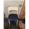 Image 2 : Art Deco Metal Stool Chair 38” Total Height