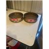 Image 1 : Grain Sieves - Brass- 8 ¼ Across, #10 Opening, 1 Has A Crack